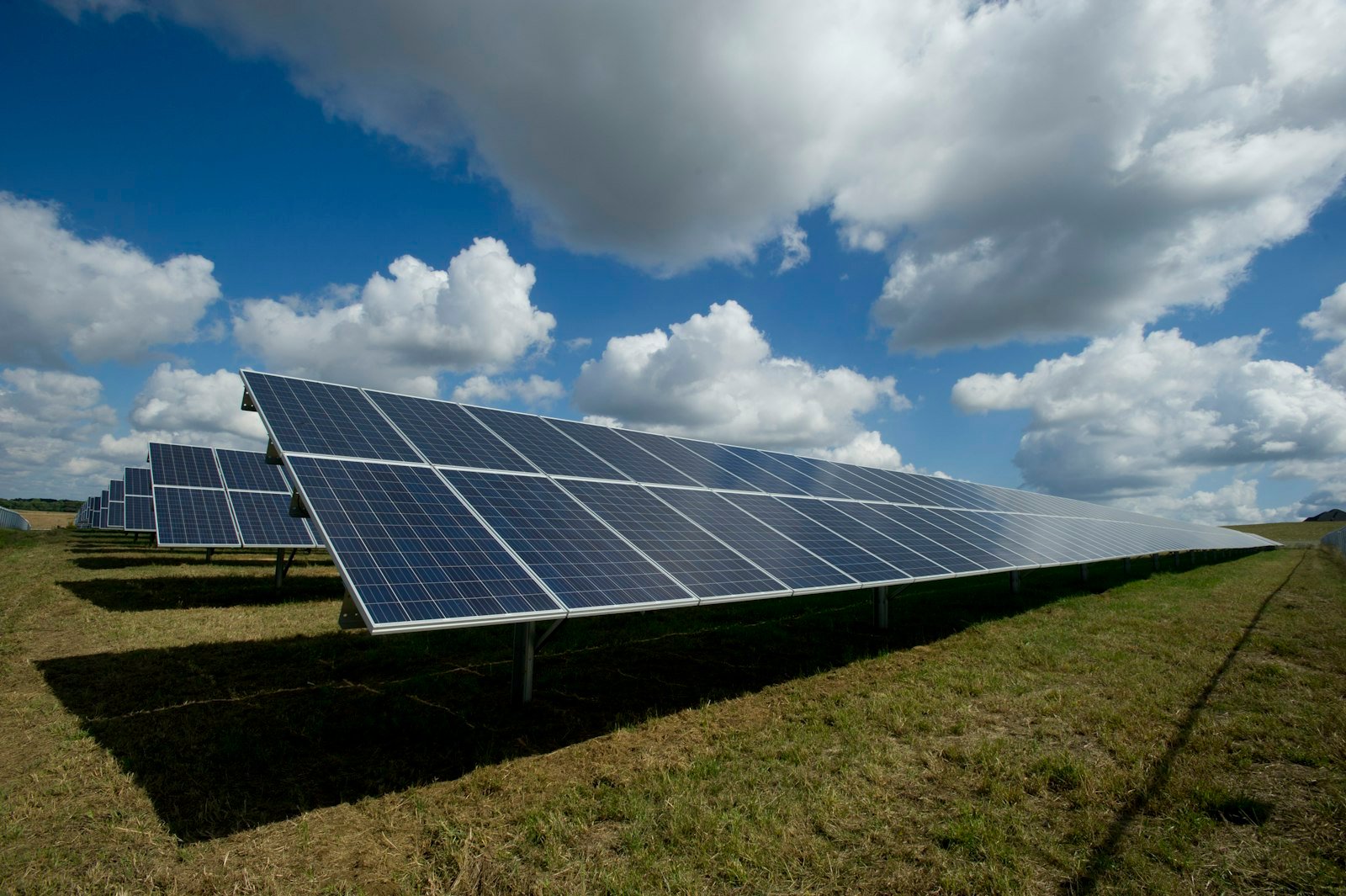 Solar panels delivering sustainable energy